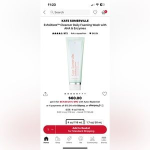 Kate Somerville ExfoliKate Cleanser